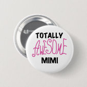全く素晴らしいMimiピンクのTシャツおよびギフト 缶バッジ (正面&裏面)