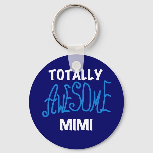 全く素晴らしいMimi青のTシャツおよびギフト キーホルダー (正面)