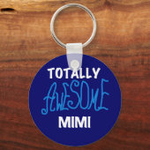 全く素晴らしいMimi青のTシャツおよびギフト キーホルダー (正面)