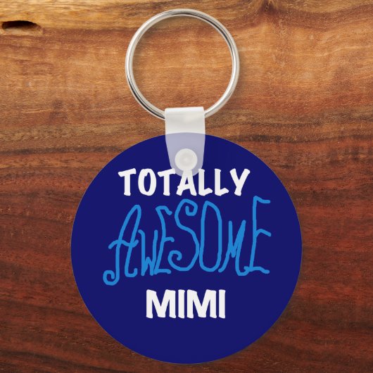 全く素晴らしいMimi青のTシャツおよびギフト キーホルダー (正面)