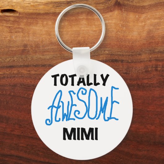 全く素晴らしいMimi青のTシャツおよびギフト キーホルダー (正面)