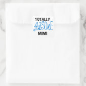全く素晴らしいMimi青のTシャツおよびギフト スクエアシール (バッグ)