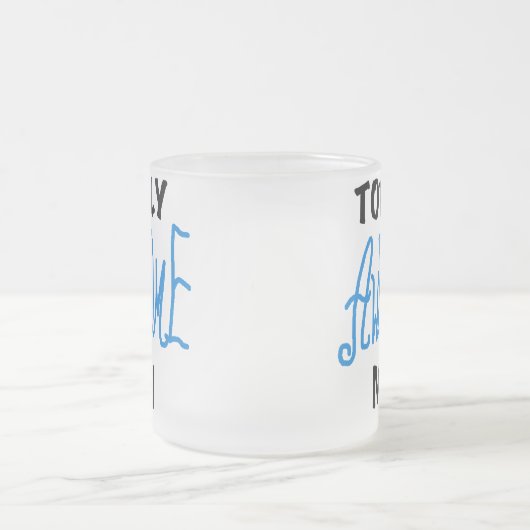 全く素晴らしいMimi青のTシャツおよびギフト フロストグラスマグカップ (中央)