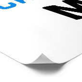 全く素晴らしいMimi青のTシャツおよびギフト ポスター (角)