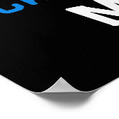 全く素晴らしいMimi青のTシャツおよびギフト ポスター (角)