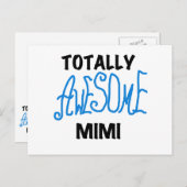 全く素晴らしいMimi青のTシャツおよびギフト ポストカード (正面/裏面)