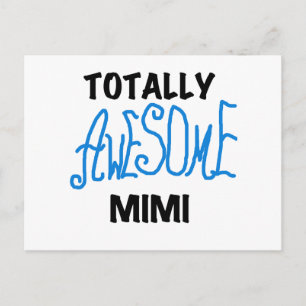 全く素晴らしいMimi青のTシャツおよびギフト ポストカード