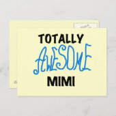 全く素晴らしいMimi青のTシャツおよびギフト ポストカード (正面/裏面)