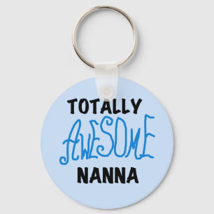 全く素晴らしいNannaの青いTシャツおよびギフト キーホルダー