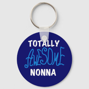全く素晴らしいNonnaの青いTシャツおよびギフト キーホルダー