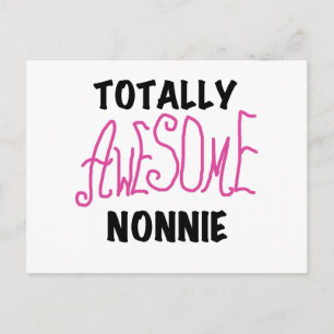 全く素晴らしいNonnieのピンクのTシャツおよびギフト ポストカード