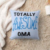 全く素晴らしいOmaの青いTシャツおよびギフト クッション (ブランケット)