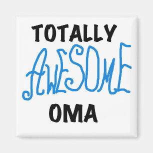 全く素晴らしいOmaの青いTシャツおよびギフト マグネット
