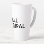 全く自然な カフェラテマグ (右アングル)