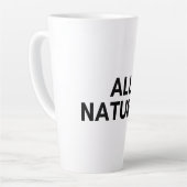 全く自然な カフェラテマグ (左アングル)