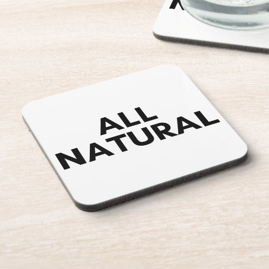 全く自然な コースター (左側)