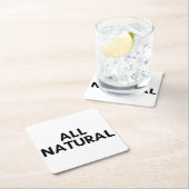 全く自然な スクエアペーパーコースター (インサイチュ)