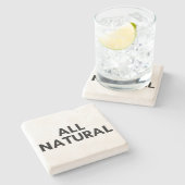 全く自然な ストーンコースター (横)