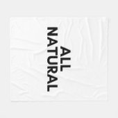 全く自然な フリースブランケット (正面(横))