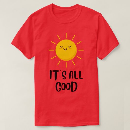 全く良い太陽の光 Tシャツ (デザイン正面)