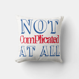 全く複雑ではない クッション