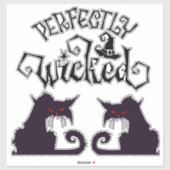 全く邪悪な黒猫 シール (シート)