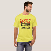 全く面白いシャツのユーモアではない Tシャツ (正面フル)