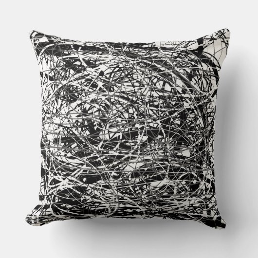 全く黒 クッション (正面)