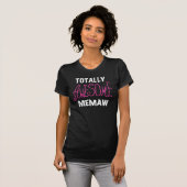全くMemawの素晴らしいピンクのTシャツ Tシャツ (正面フル)