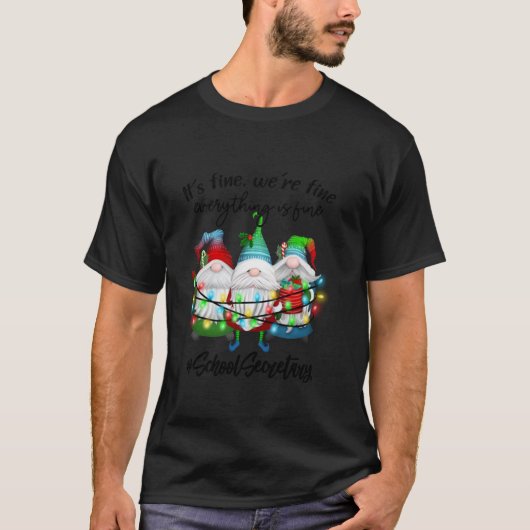 全てうまくいっています 学校の先生 S Tシャツ (正面)