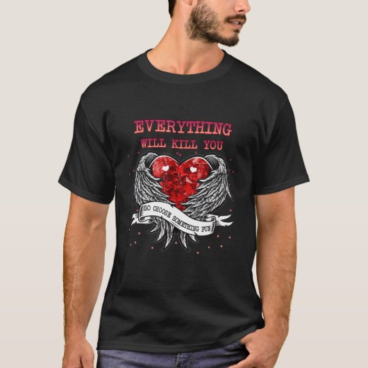 全てがそんなに皮肉なプンを殺すだろう Tシャツ (正面)