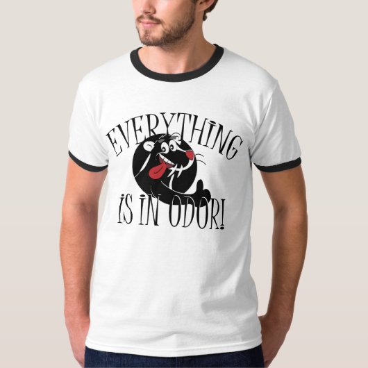 全てが匂いが悪い Tシャツ (正面)