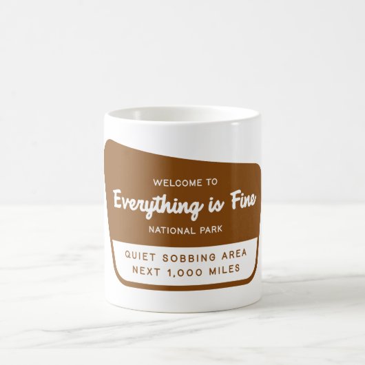 全てが国素晴らし立公園マグ コーヒーマグカップ (中央)