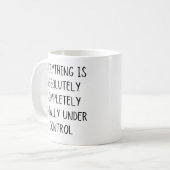 全てが完全に下にある コーヒーマグカップ (正面左)