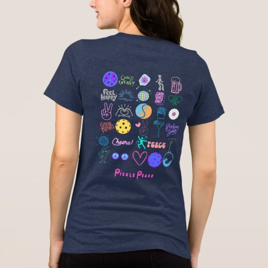 全てが平和を呼び起こす トライブレンドＴシャツ (裏面)