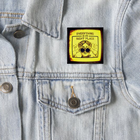 全てが正しい場所にある 缶バッジ (インサイチュ)