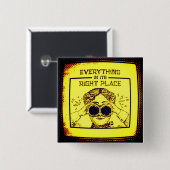 全てが正しい場所にある 缶バッジ (正面&裏面)