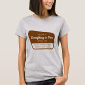 全てが素晴らし国立公園Tシャツ  Tシャツ (正面)