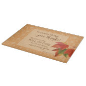 全てにおいて与え感謝してい1 Thes。5:18 カッティングボード (角)