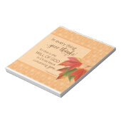 全てにおいて与え感謝してい1 Thes。5:18 ノートパッド (回転)