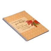 全てにおいて与え感謝してい1 Thes。5:18 ノートブック (右側)