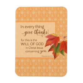 全てにおいて与え感謝してい1 Thes。5:18 マグネット