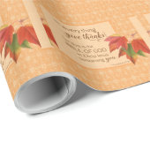 全てにおいて与え感謝してい1 Thes。5:18 ラッピングペーパー (ロールコーナー)