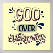 全てにおいて神のはっきりしたデザイン ポスター (正面)