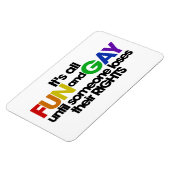 全てのおもしろいとゲイの権利だ マグネット (左側)