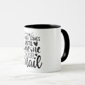 全てのおもしろいとゲーム…おもしろい爪、 ネイル技術 マグカップ (正面右)