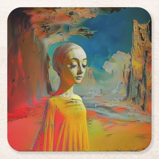 全てのすばらしいこと スクエアペーパーコースター (正面)