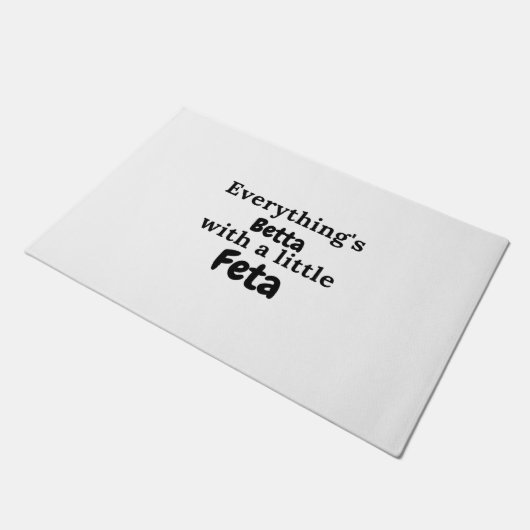 全てのもののベッタとギリシャの引用文 ドアマット (アングル)