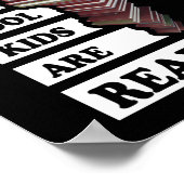 全てのカッコいい子供は読 – 本を愛する人のために ポスター (角)