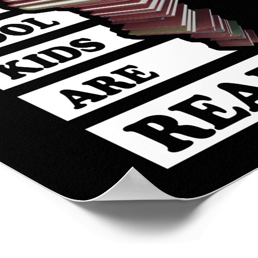 全てのカッコいい子供は読 – 本を愛する人のために ポスター (角)